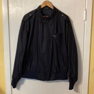 Members Only Vintage Men’s Classic Navy Blue Full Zip Jacket